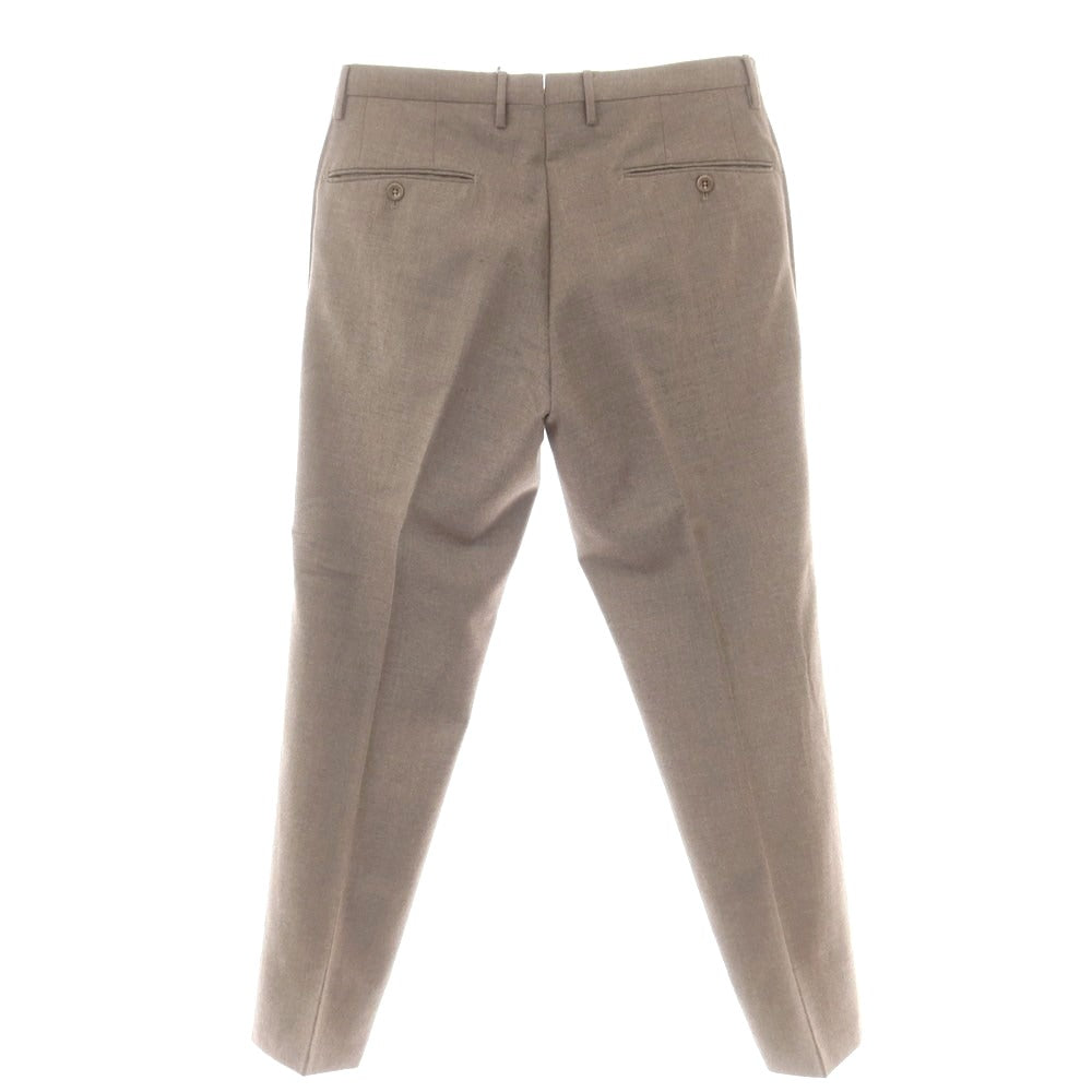【中古】インコテックス INCOTEX ウール ドレススラックスパンツ カーキベージュ【 44 】【 状態ランクB 】【 メンズ 】