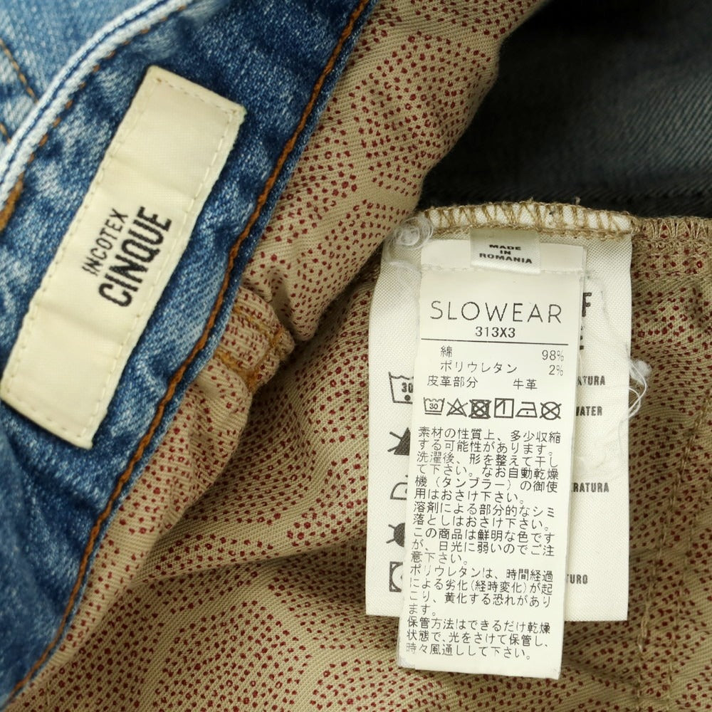 【中古】インコテックス INCOTEX ストレッチ コットン ジーンズ デニムパンツ ブルー【 29 】【 状態ランクB 】【 メンズ 】