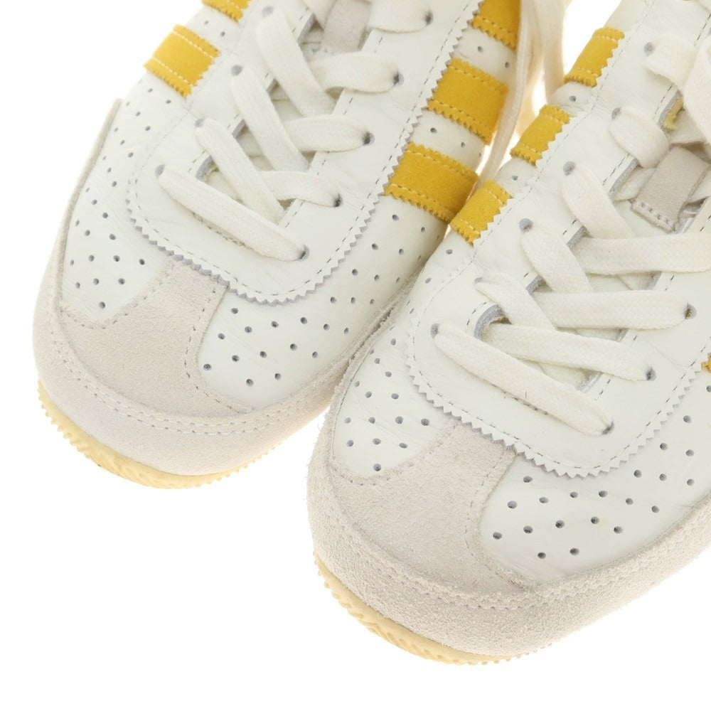 【中古】アディダス adidas JAPAN レザー スニーカー ホワイトxイエロー【 26cm 】【 状態ランクA 】【 メンズ 】