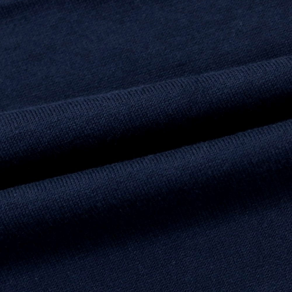 【新品】ヴィルーム V::loom コットン クルーネック 半袖 プルオーバーニット ネイビー【 XS 】【 状態ランクN 】【 メンズ 】