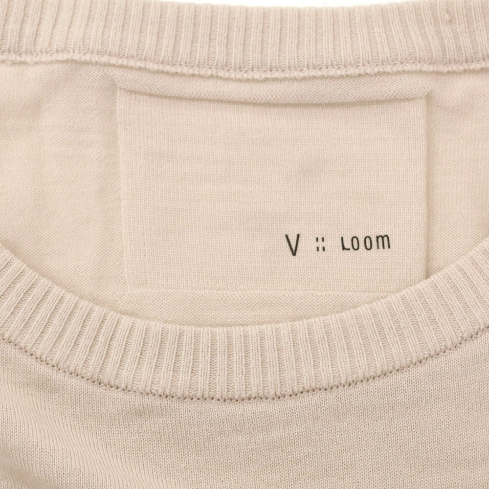 【新品】ヴィルーム V::loom ウール クルーネック プルオーバーニット ダルピンク【 L 】【 状態ランクN 】【 メンズ 】