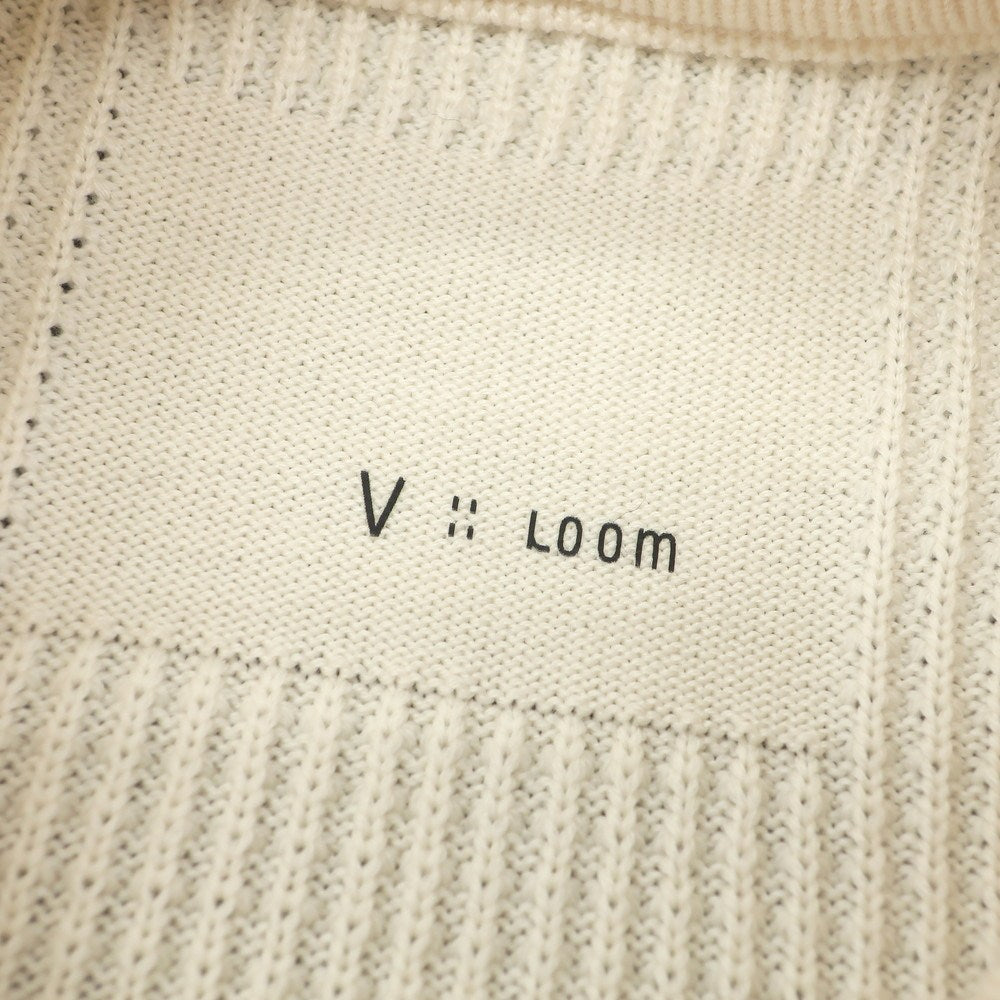 【新品アウトレット】ヴィルーム V::loom ミドルゲージ ウール クルーネック プルオーバーニット クリーム【 XS(紙タグ表記) 】【 状態ランクN- 】【 メンズ 】