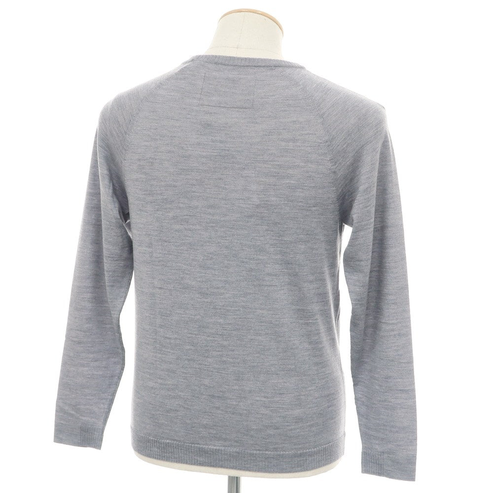 【新品アウトレット】ヴィルーム V::loom ハイゲージ ウール クルーネック プルオーバーニット グレー【 XS(紙タグ表記) 】【 状態ランクN- 】【 メンズ 】