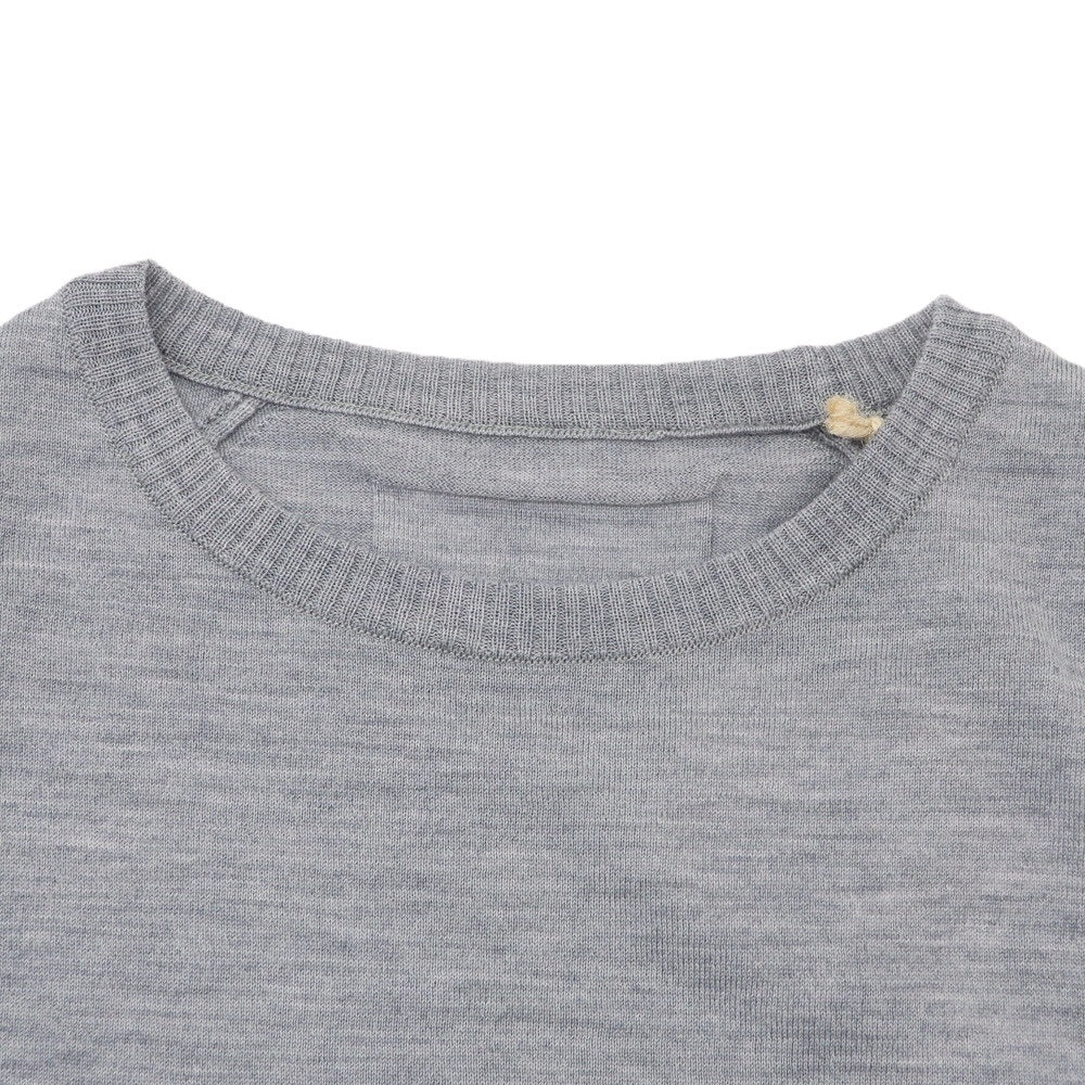 【新品アウトレット】ヴィルーム V::loom ハイゲージ ウール クルーネック プルオーバーニット グレー【 XS(紙タグ表記) 】【 状態ランクN- 】【 メンズ 】