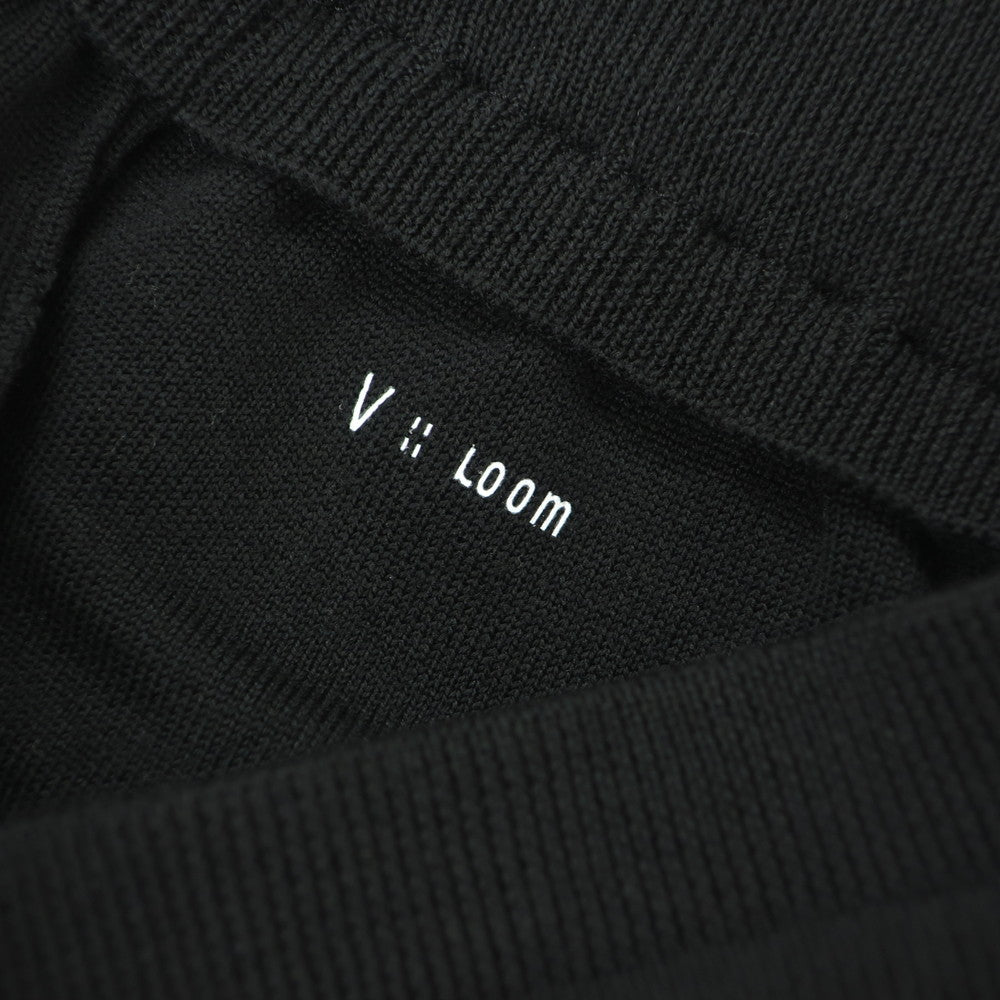 【新品】ヴィルーム V::loom ウール ニット イージーパンツ ブラック【 L 】【 状態ランクN 】【 メンズ 】