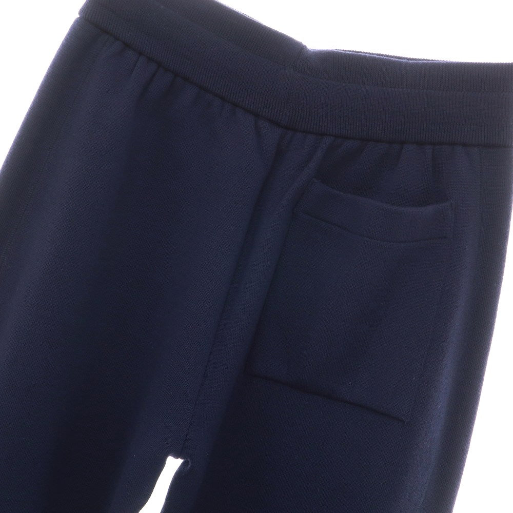 【新品】ヴィルーム V::loom ウール ニット イージーパンツ ネイビー【 L 】【 状態ランクN 】【 メンズ 】