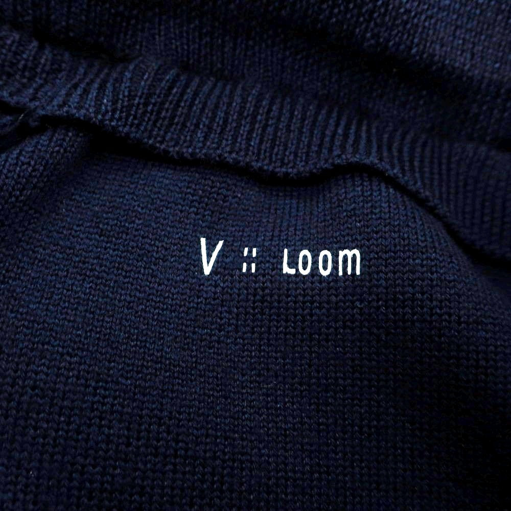 【新品】ヴィルーム V::loom ウール ニット イージーパンツ ネイビー【 L 】【 状態ランクN 】【 メンズ 】