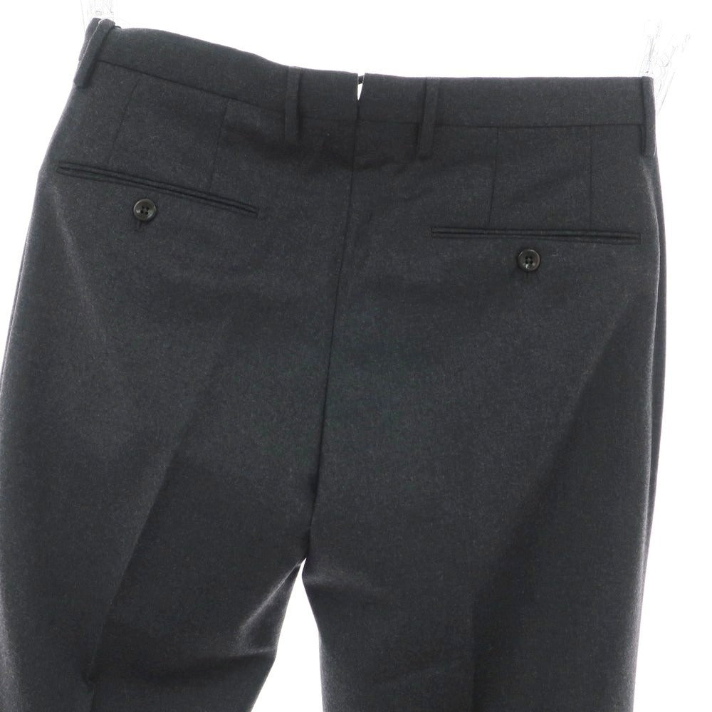 【新品】インコテックス INCOTEX 31型 ウール ワンプリーツ ドレススラックスパンツ ダークグレー(05)【 48 】【 状態ランクN 】【 メンズ 】