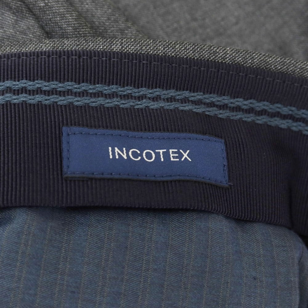 【新品】インコテックス INCOTEX 31型 ウール ドレススラックスパンツ ダークグレー(05)【 46 】【 状態ランクN 】【 メンズ 】