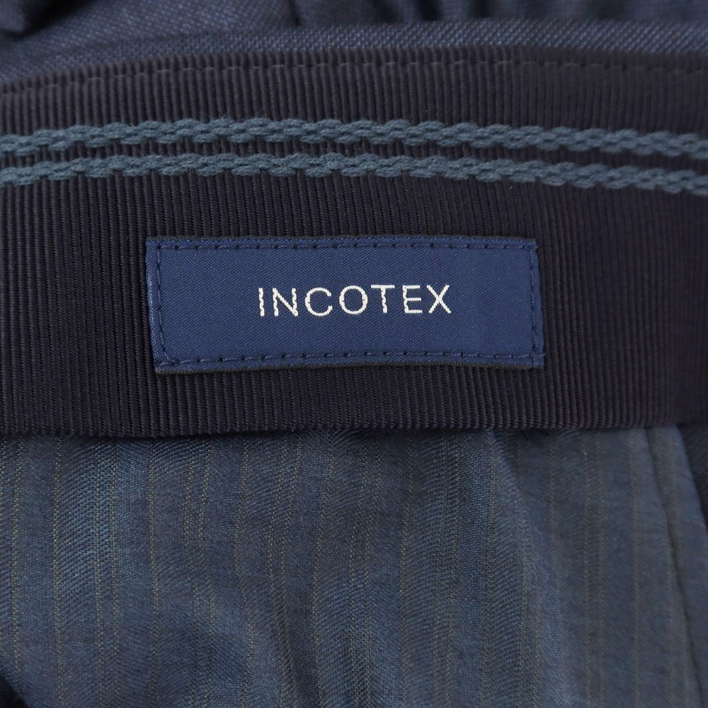 【新品】インコテックス INCOTEX 31型 ウール ドレススラックスパンツ ネイビー(76)【 52 】【 状態ランクN 】【 メンズ 】