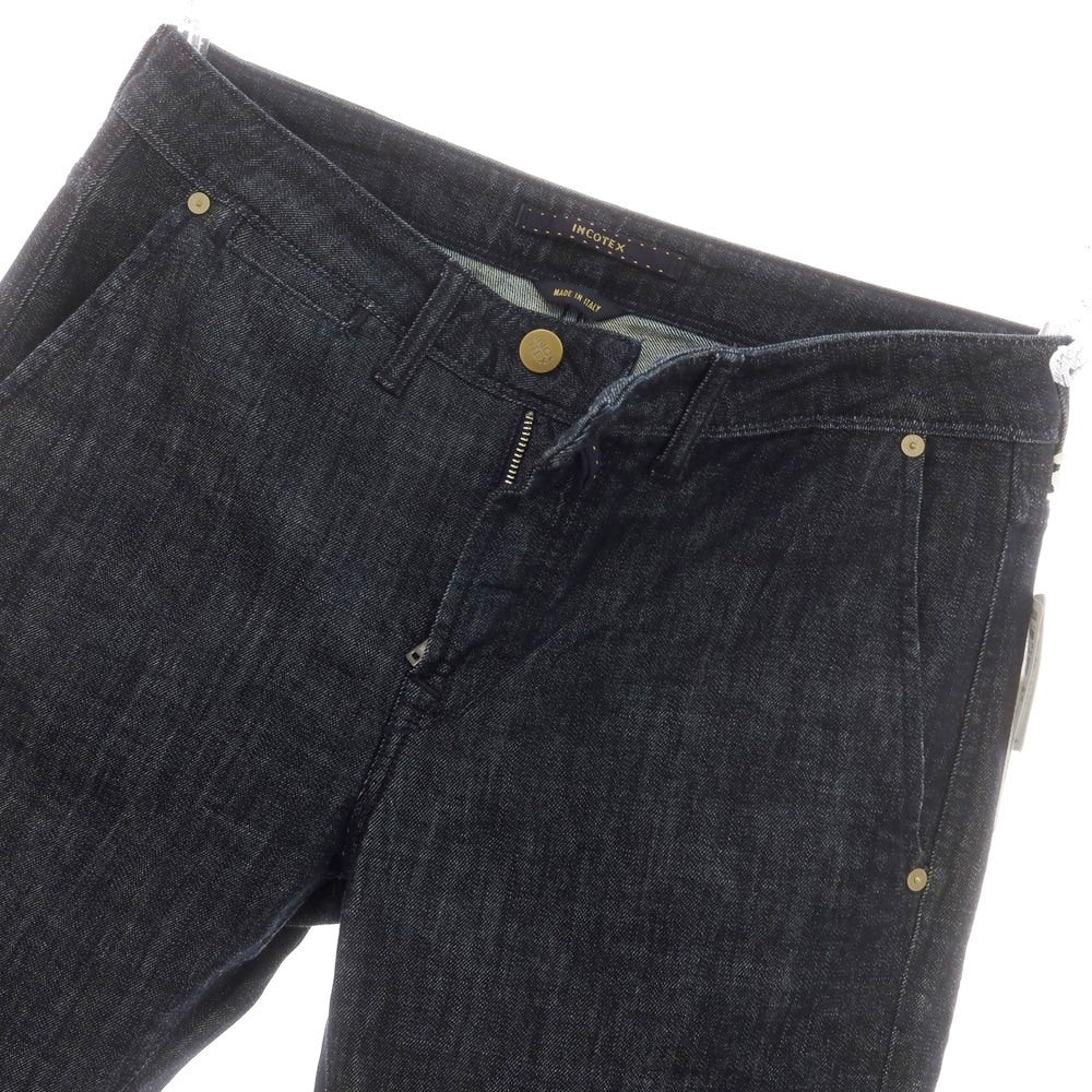 【新品アウトレット】インコテックス ブルーディヴィジョン INCOTEX BLUE DIVISION Slim ストレッチ デニムパンツ インディゴ【 33 】【 状態ランクN- 】【 メンズ 】