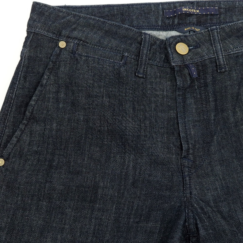 【新品アウトレット】インコテックス ブルーディヴィジョン INCOTEX BLUE DIVISION Slim ストレッチ デニムパンツ インディゴ【 33 】【 状態ランクN- 】【 メンズ 】