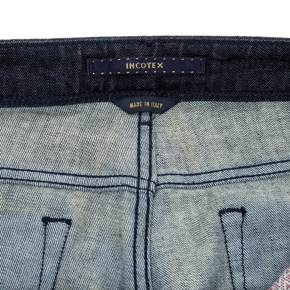 【新品アウトレット】インコテックス ブルーディヴィジョン INCOTEX BLUE DIVISION Slim ストレッチ デニムパンツ インディゴ【 33 】【 状態ランクN- 】【 メンズ 】