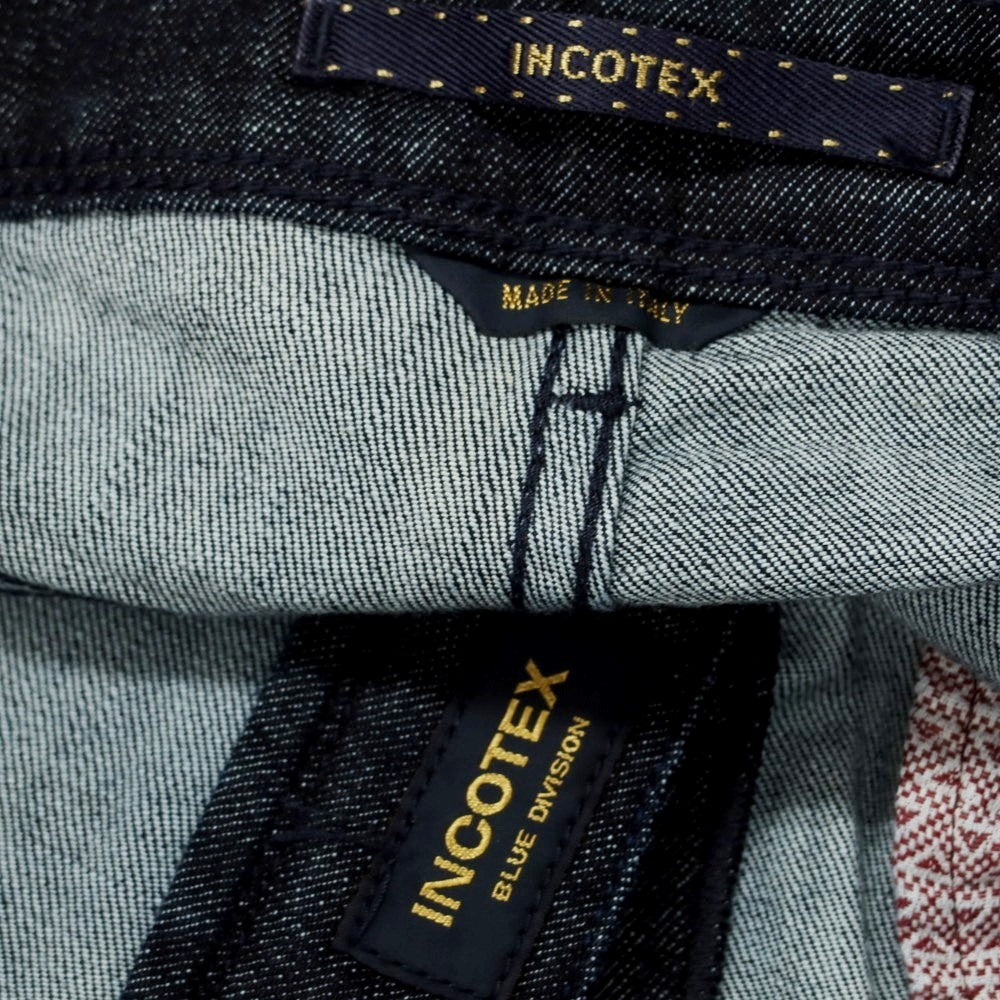 【新品アウトレット】インコテックス ブルーディヴィジョン INCOTEX BLUE DIVISION Slim ストレッチ デニムパンツ ジーンズ インディゴ【 30 】【 状態ランクN- 】【 メンズ 】