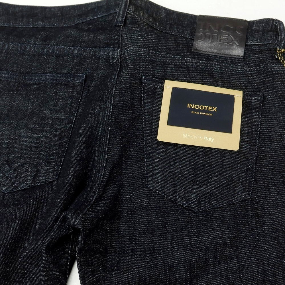 【新品アウトレット】インコテックス ブルーディヴィジョン INCOTEX BLUE DIVISION Slim ストレッチ デニムパンツ ジーンズ インディゴ【 31 】【 状態ランクN- 】【 メンズ 】