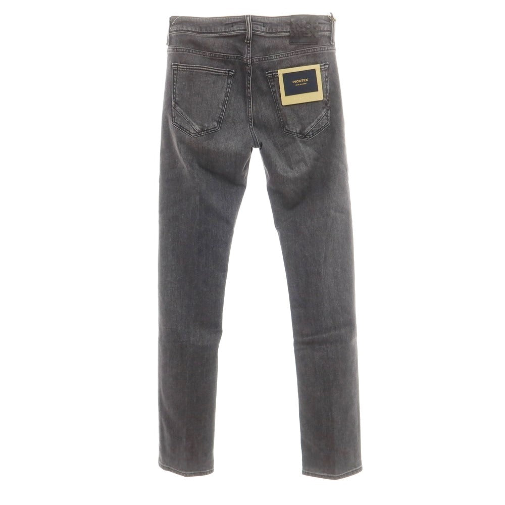 【新品】インコテックス ブルーディヴィジョン INCOTEX BLUE DIVISION Slim ストレッチ デニムパンツ ジーンズ グレーブラック【 30 】【 状態ランクN 】【 メンズ 】