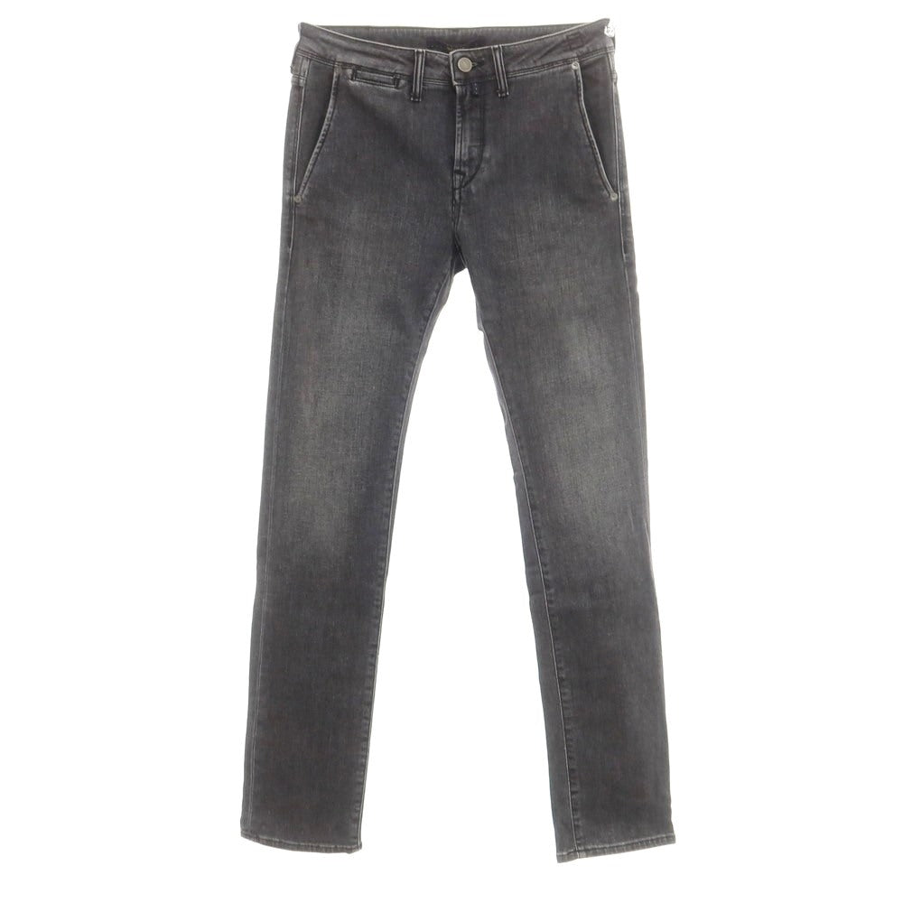 【新品】インコテックス ブルーディヴィジョン INCOTEX BLUE DIVISION Slim ストレッチ デニムパンツ ジーンズ グレーブラック【 32 】【 状態ランクN 】【 メンズ 】