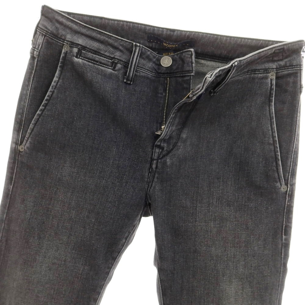 【新品】インコテックス ブルーディヴィジョン INCOTEX BLUE DIVISION Slim ストレッチ デニムパンツ ジーンズ グレーブラック【 32 】【 状態ランクN 】【 メンズ 】
