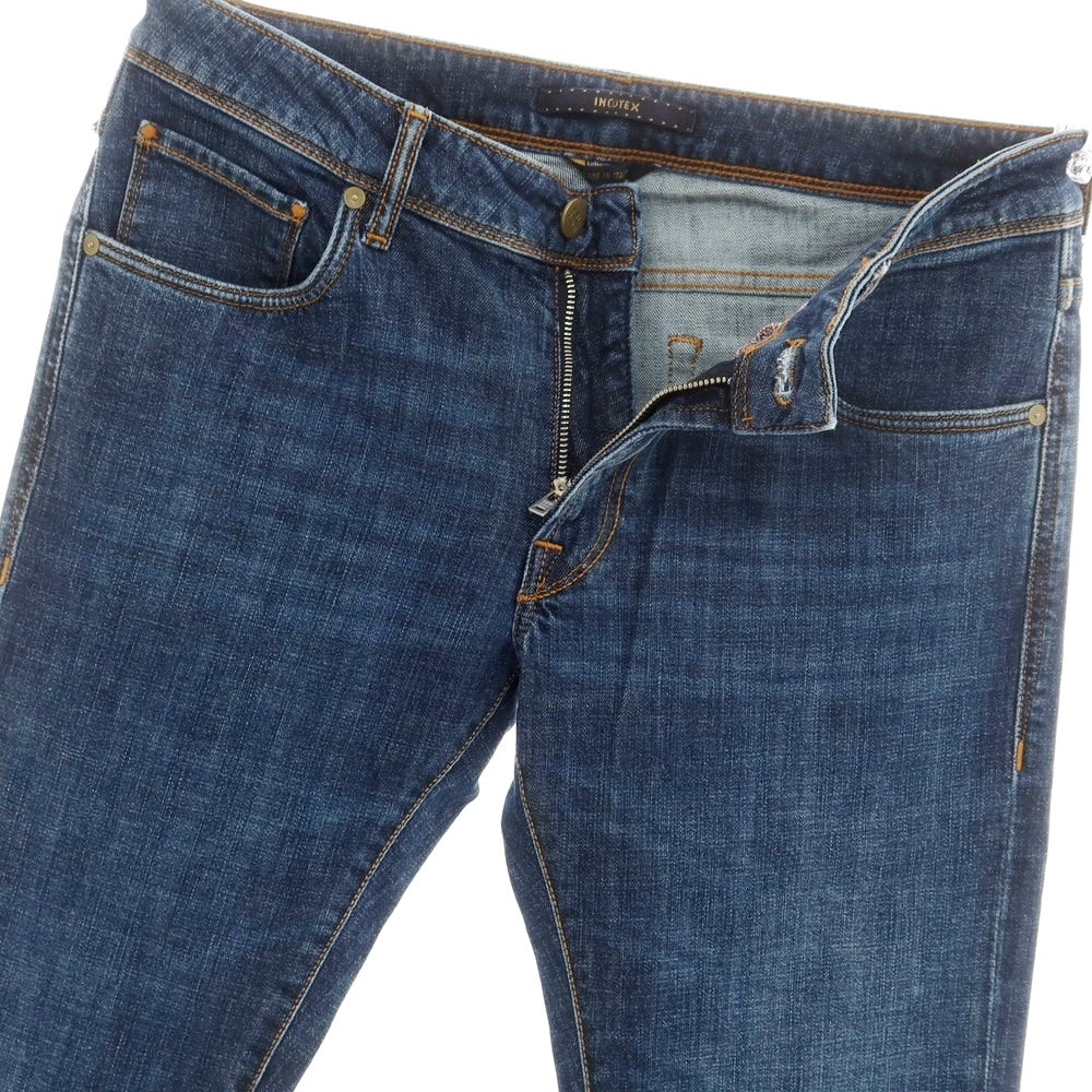 【新品】インコテックス ブルーディヴィジョン INCOTEX BLUE DIVISION Slim ストレッチ デニムパンツ ジーンズ ブルーインディゴ【 33 】【 状態ランクN 】【 メンズ 】