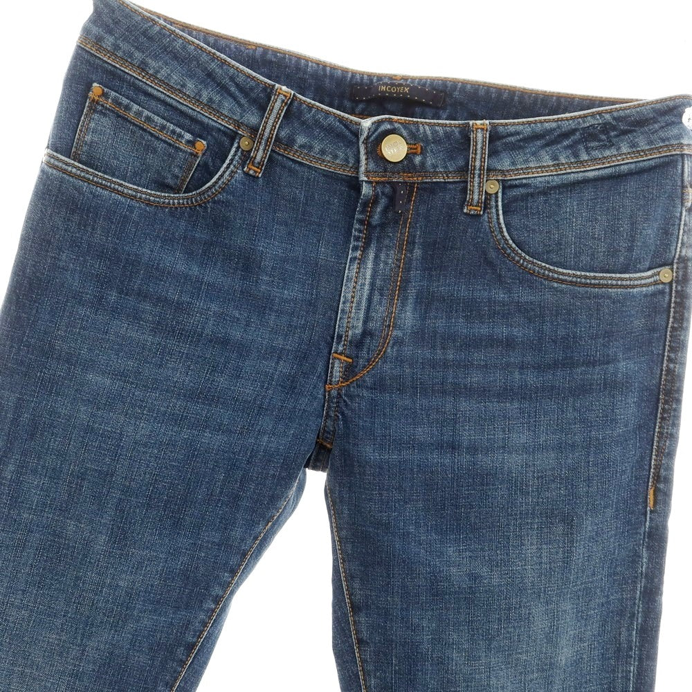 【新品アウトレット】インコテックス ブルーディヴィジョン INCOTEX BLUE DIVISION Slim ストレッチ デニムパンツ ジーンズ ブルーインディゴ【 33 】【 状態ランクN- 】【 メンズ 】