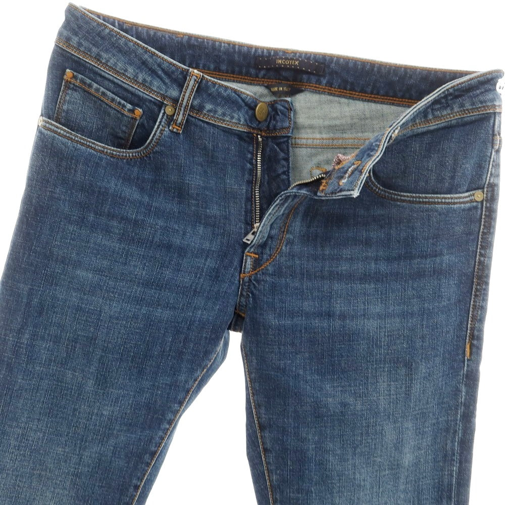 【新品アウトレット】インコテックス ブルーディヴィジョン INCOTEX BLUE DIVISION Slim ストレッチ デニムパンツ ジーンズ ブルーインディゴ【 33 】【 状態ランクN- 】【 メンズ 】