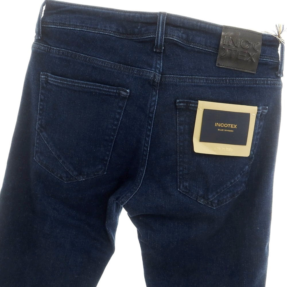 【新品】インコテックス ブルーディヴィジョン INCOTEX BLUE DIVISION Slim デニムパンツ ネイビー【 31 】【 状態ランクN 】【 メンズ 】