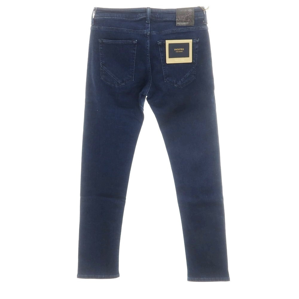 【新品】インコテックス ブルーディヴィジョン INCOTEX BLUE DIVISION Slim デニムパンツ ネイビー【 33 】【 状態ランクN 】【 メンズ 】