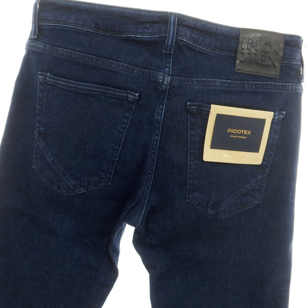 【新品】インコテックス ブルーディヴィジョン INCOTEX BLUE DIVISION Slim デニムパンツ ネイビー【 31 】【 状態ランクN 】【 メンズ 】