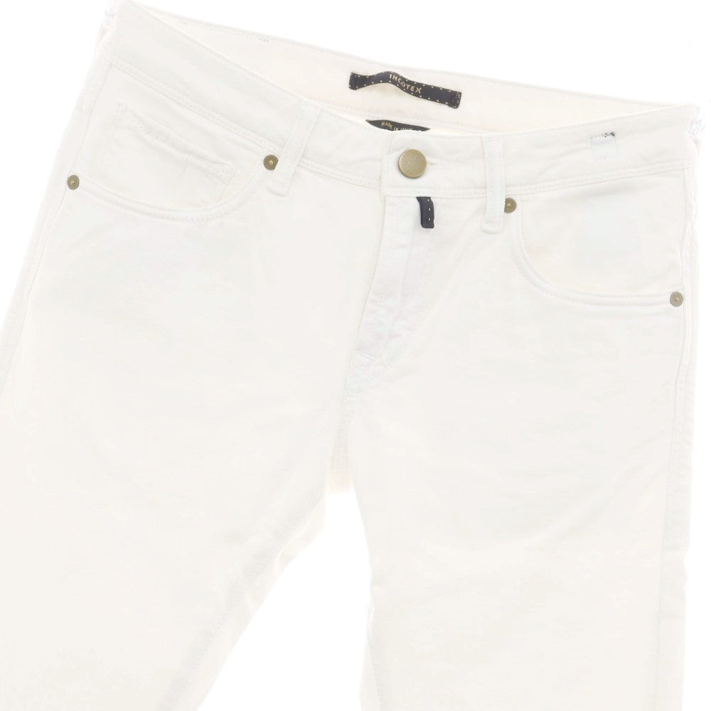 【新品】インコテックス ブルーディヴィジョン INCOTEX BLUE DIVISION Slim デニムパンツ ホワイト【 31 】【 状態ランクN 】【 メンズ 】