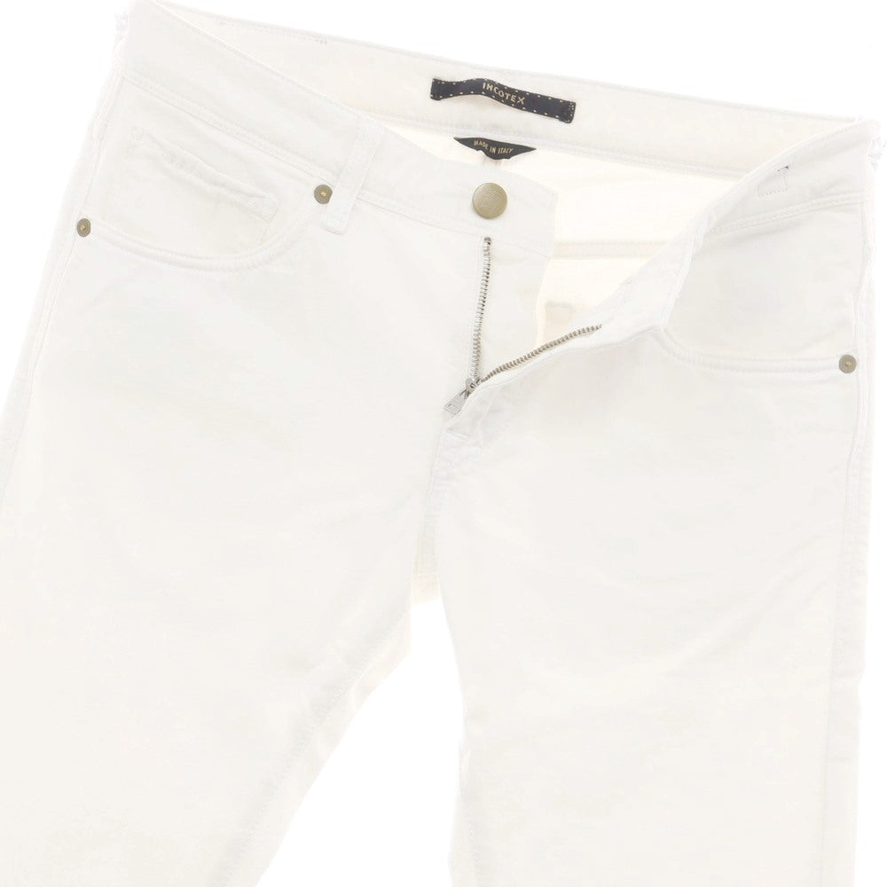 【新品】インコテックス ブルーディヴィジョン INCOTEX BLUE DIVISION Slim デニムパンツ ホワイト【 31 】【 状態ランクN 】【 メンズ 】