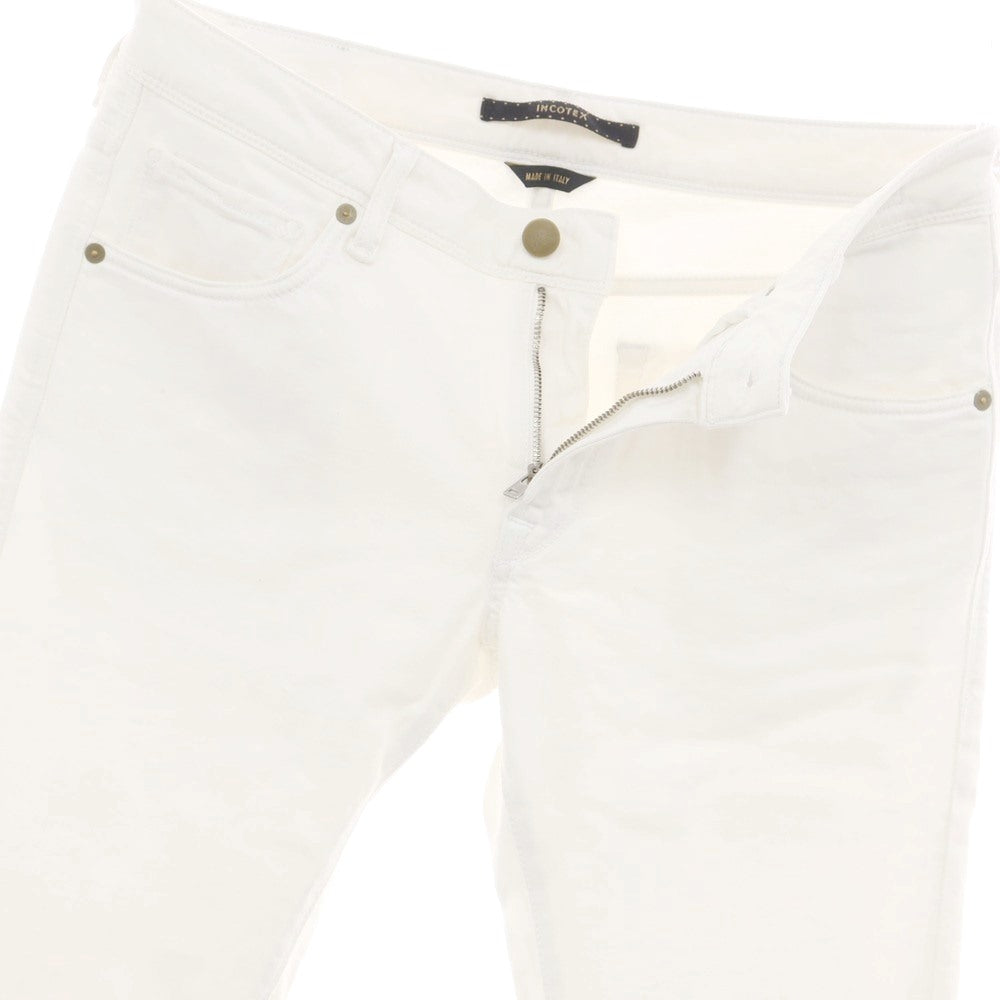 【新品】インコテックス ブルーディヴィジョン INCOTEX BLUE DIVISION Slim デニムパンツ ホワイト【 33 】【 状態ランクN 】【 メンズ 】