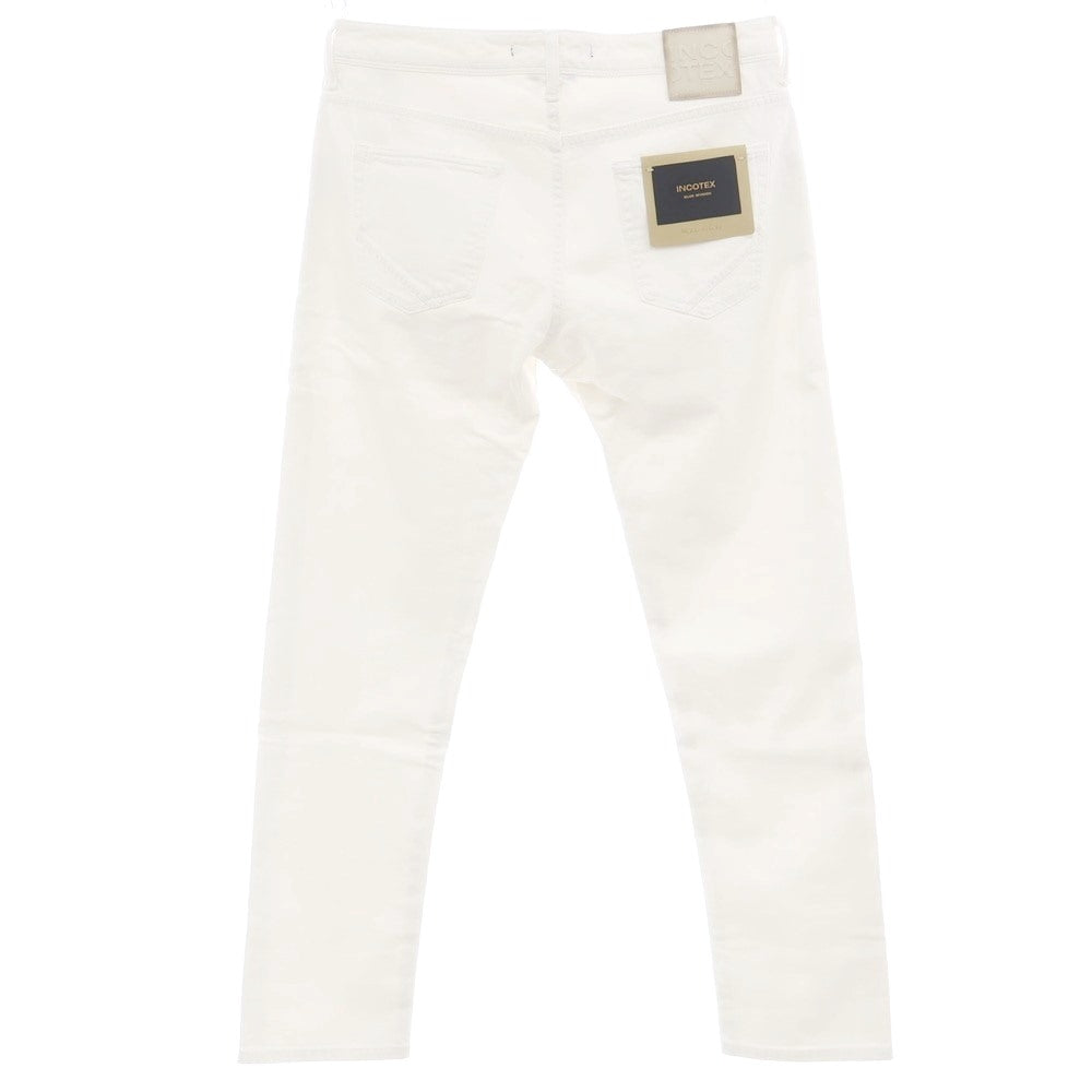 【新品】インコテックス ブルーディヴィジョン INCOTEX BLUE DIVISION Slim デニムパンツ ホワイト【 33 】【 状態ランクN 】【 メンズ 】