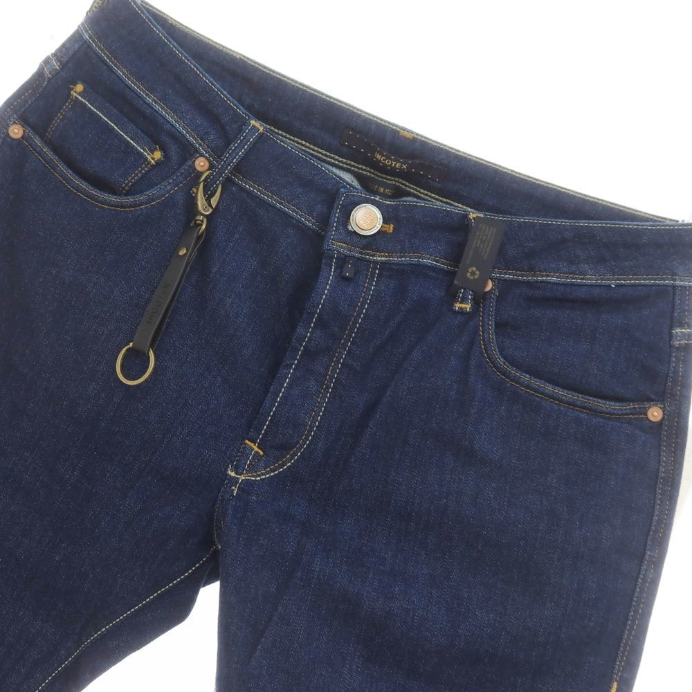 【新品アウトレット】インコテックス ブルーディヴィジョン INCOTEX BLUE DIVISION Slim ストレッチデニムパンツ ジーンズ ネイビー【 36 】【 状態ランクN- 】【 メンズ 】