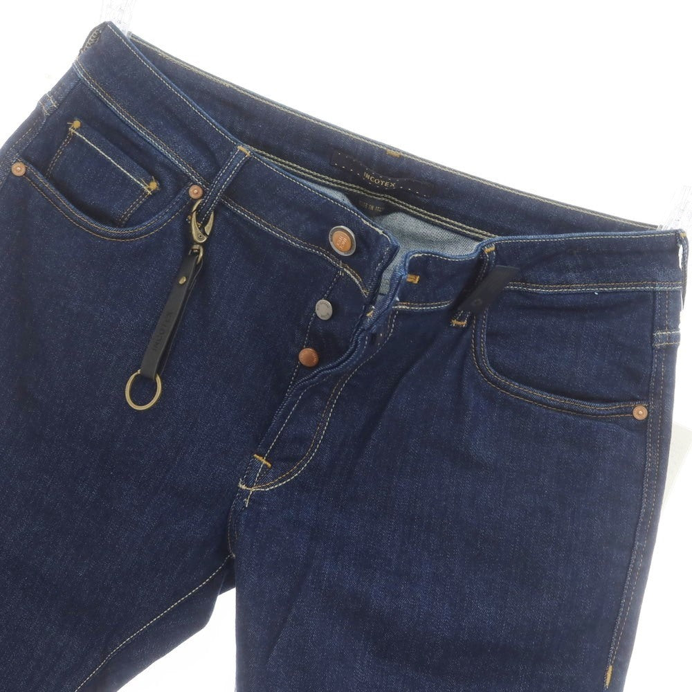 【新品アウトレット】インコテックス ブルーディヴィジョン INCOTEX BLUE DIVISION Slim ストレッチデニムパンツ ジーンズ ネイビー【 36 】【 状態ランクN- 】【 メンズ 】