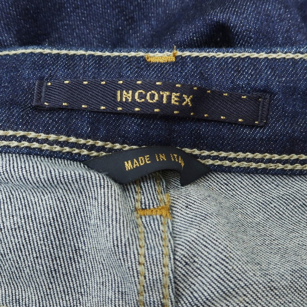 【新品アウトレット】インコテックス ブルーディヴィジョン INCOTEX BLUE DIVISION Slim ストレッチデニムパンツ ジーンズ ネイビー【 36 】【 状態ランクN- 】【 メンズ 】