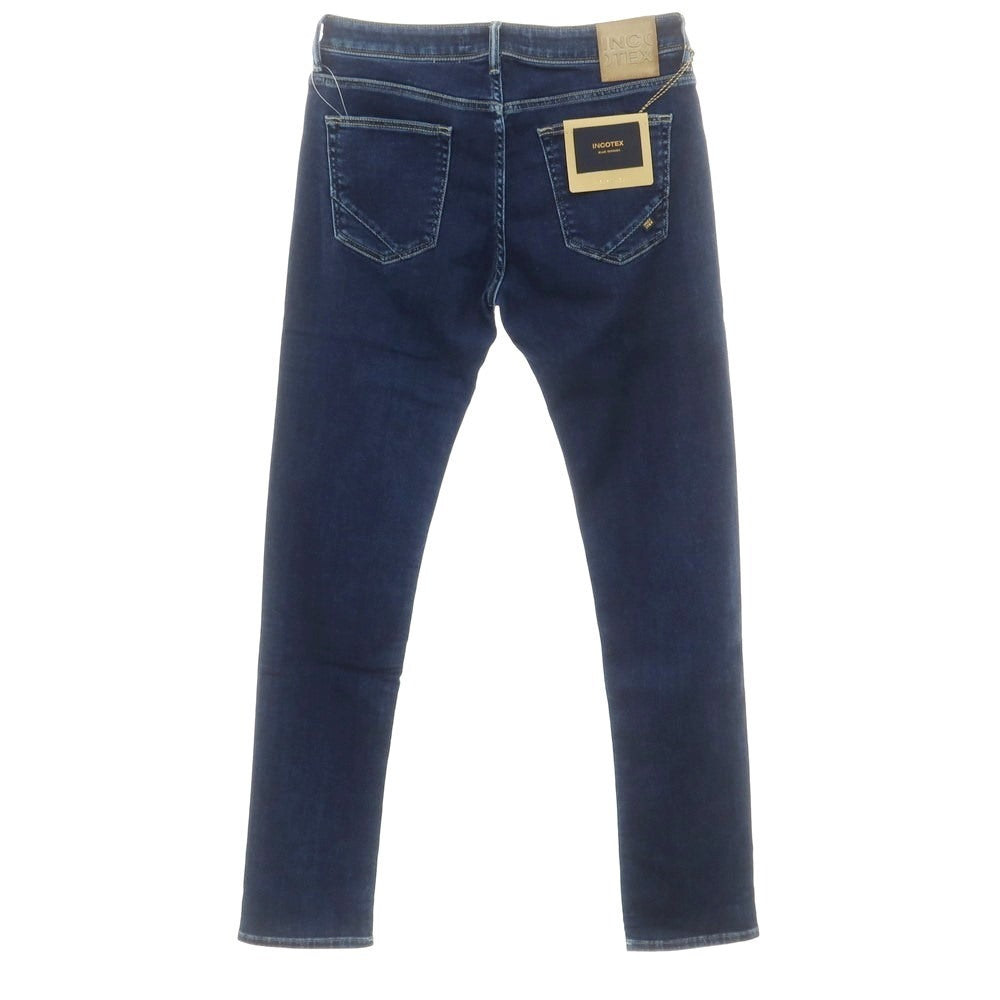 【新品】インコテックス ブルーディヴィジョン INCOTEX BLUE DIVISION Slim デニムパンツ ネイビー【 33 】【 状態ランクN 】【 メンズ 】