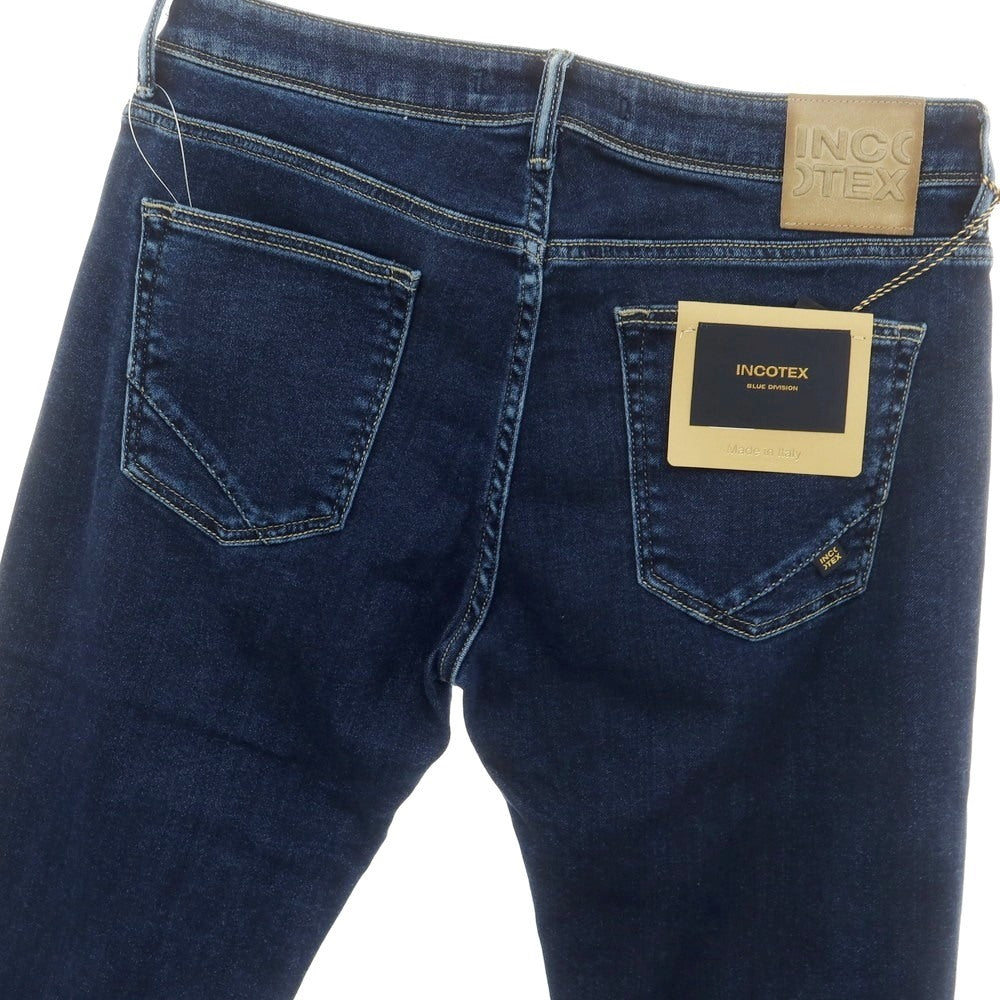 【新品】インコテックス ブルーディヴィジョン INCOTEX BLUE DIVISION Slim デニムパンツ ネイビー【 33 】【 状態ランクN 】【 メンズ 】