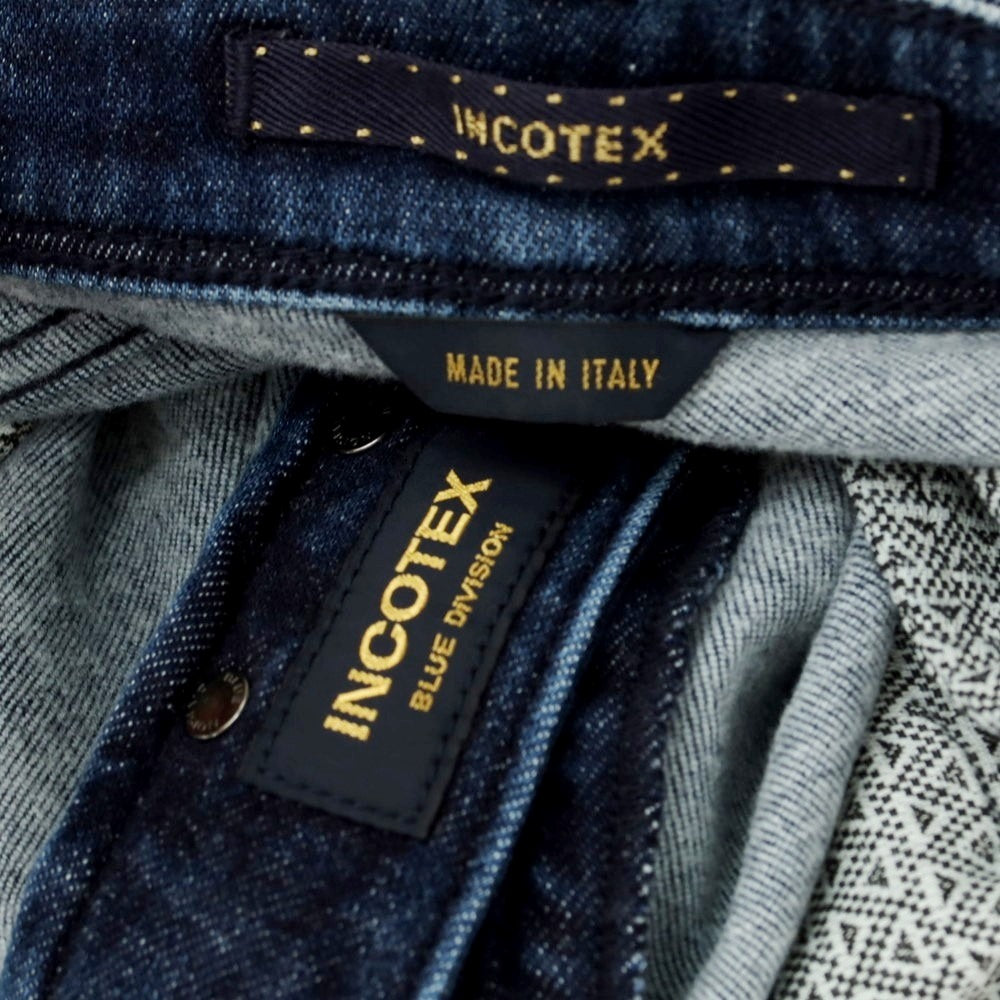 【新品】インコテックス ブルーディヴィジョン INCOTEX BLUE DIVISION Slim デニムパンツ ネイビー【 33 】【 状態ランクN 】【 メンズ 】