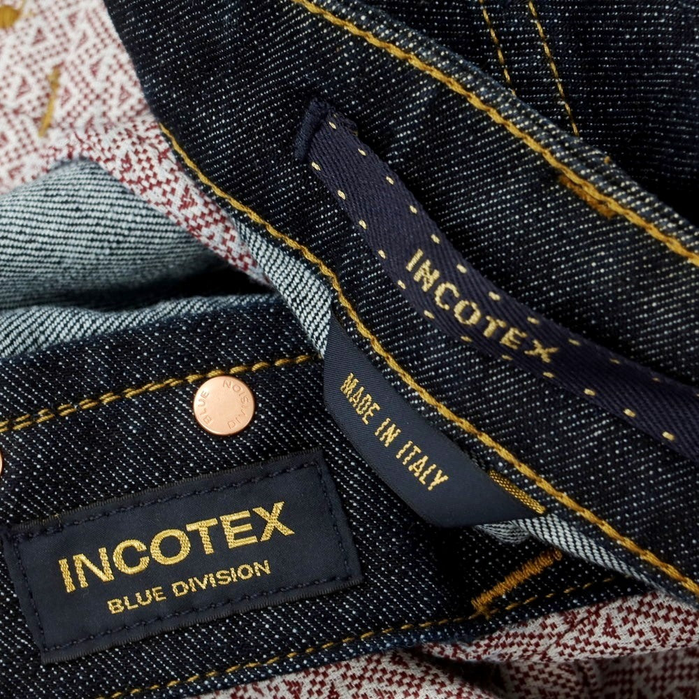 【新品アウトレット】インコテックス ブルーディヴィジョン INCOTEX BLUE DIVISION Slim デニムパンツ ネイビー【 33 】【 状態ランクN- 】【 メンズ 】