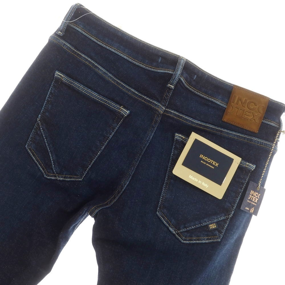 【新品アウトレット】インコテックス ブルーディヴィジョン INCOTEX BLUE DIVISION Slim デニムパンツ ネイビー【 33 】【 状態ランクN- 】【 メンズ 】