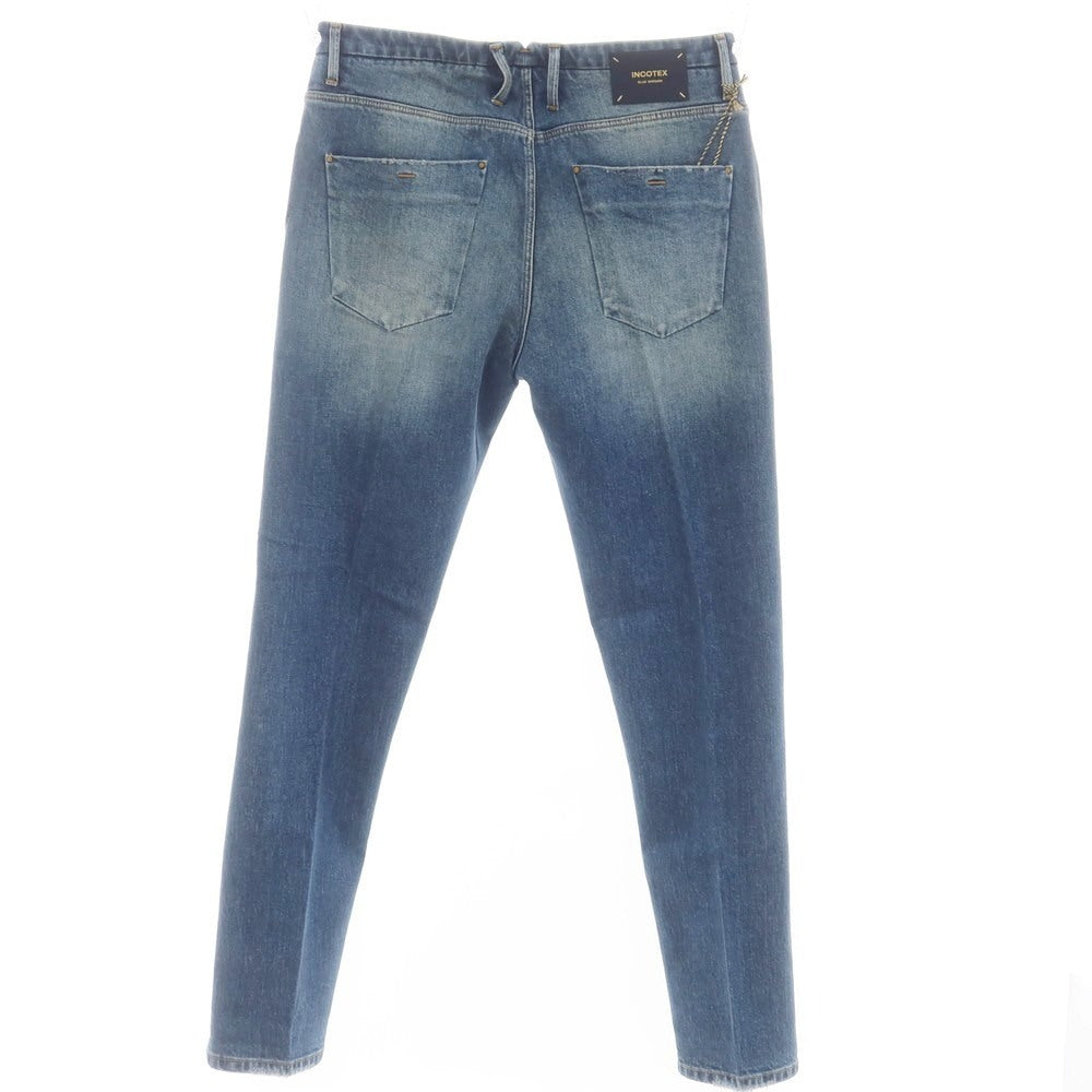 【新品】インコテックス ブルーディヴィジョン INCOTEX BLUE DIVISION TAILOR MADE デニムパンツ ブルー【 33 】【 状態ランクN 】【 メンズ 】