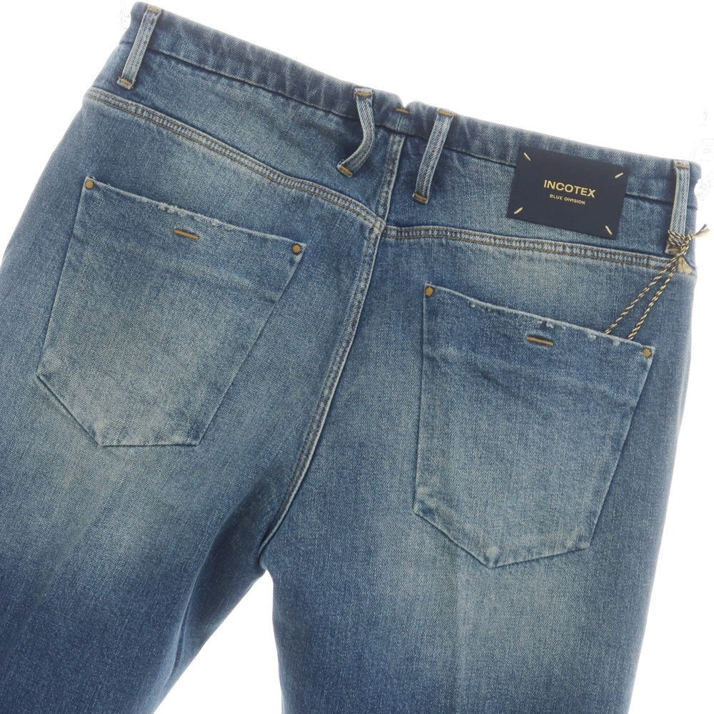 【新品】インコテックス ブルーディヴィジョン INCOTEX BLUE DIVISION TAILOR MADE デニムパンツ ブルー【 33 】【 状態ランクN 】【 メンズ 】