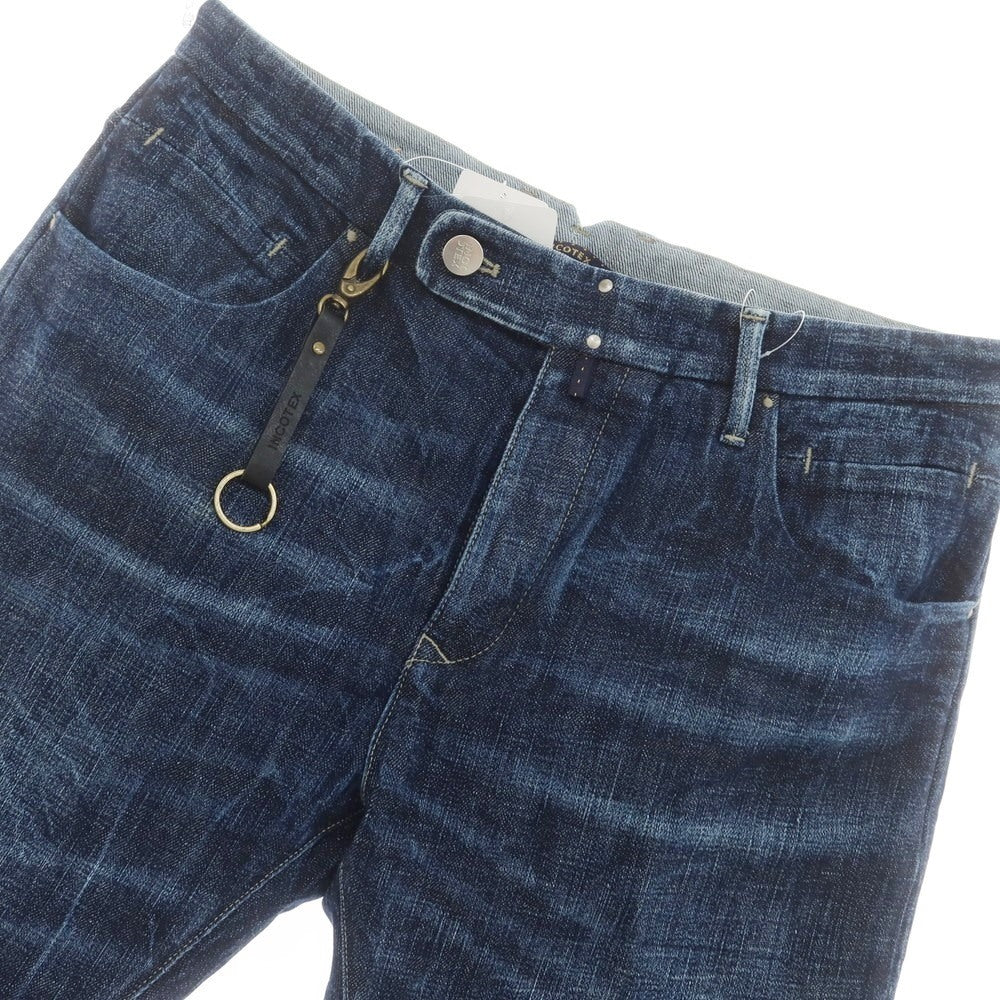 【新品アウトレット】インコテックス ブルーディヴィジョン INCOTEX BLUE DIVISION TAILOR MADE デニムパンツ ネイビー【 33 】【 状態ランクN- 】【 メンズ 】