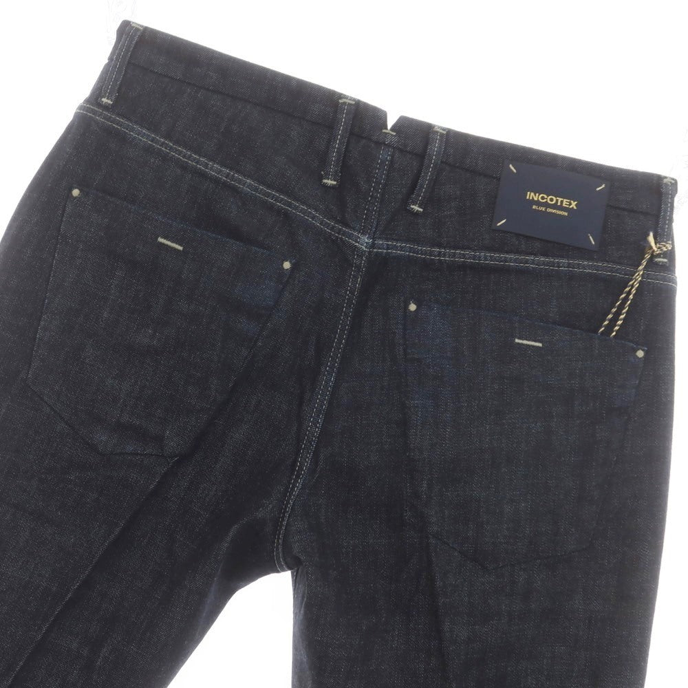 【新品アウトレット】インコテックス ブルーディヴィジョン INCOTEX BLUE DIVISION TAILOR MADE デニムパンツ ジーンズ ネイビー【 33 】【 状態ランクN- 】【 メンズ 】
