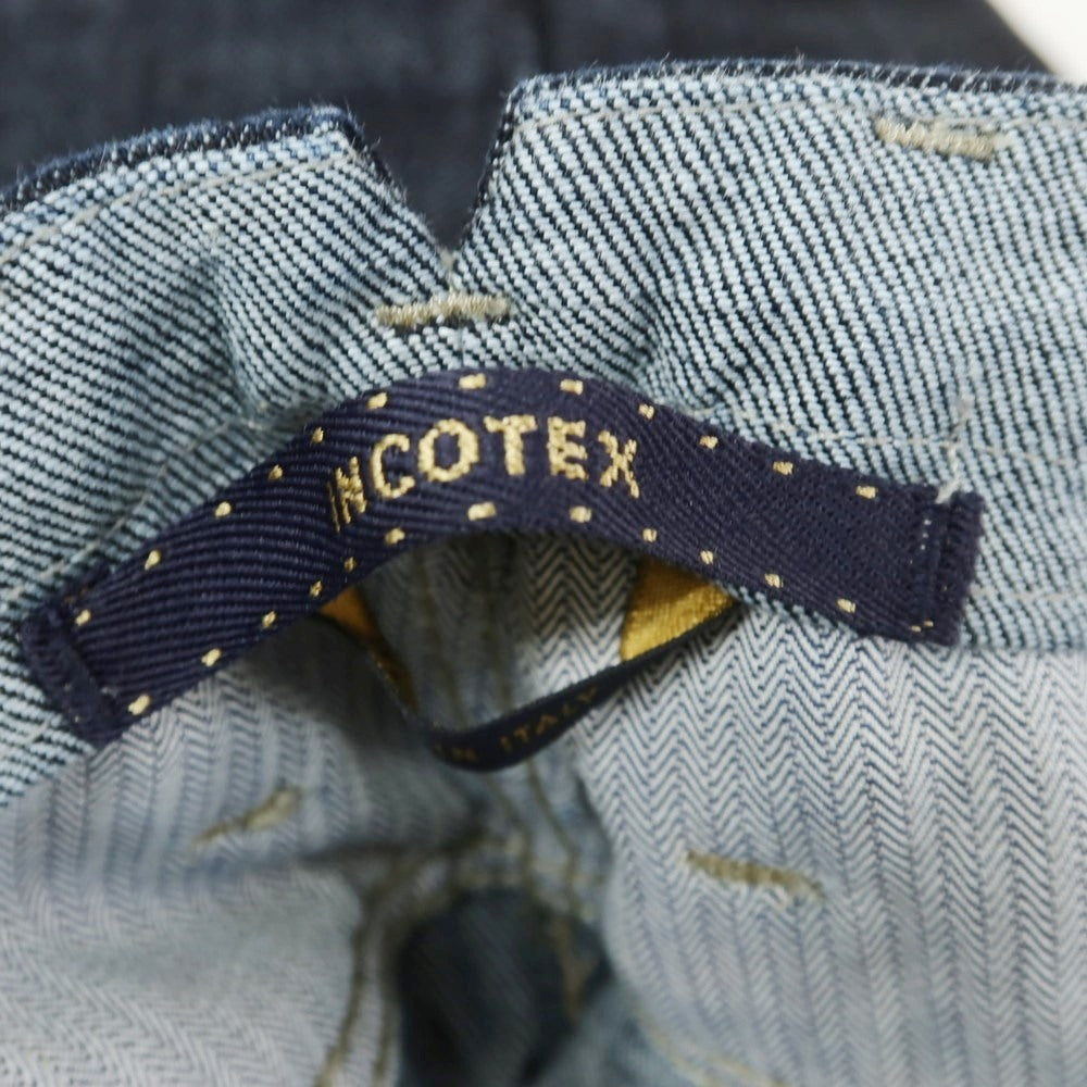 【新品アウトレット】インコテックス ブルーディヴィジョン INCOTEX BLUE DIVISION TAILOR MADE デニムパンツ ジーンズ ネイビー【 33 】【 状態ランクN- 】【 メンズ 】