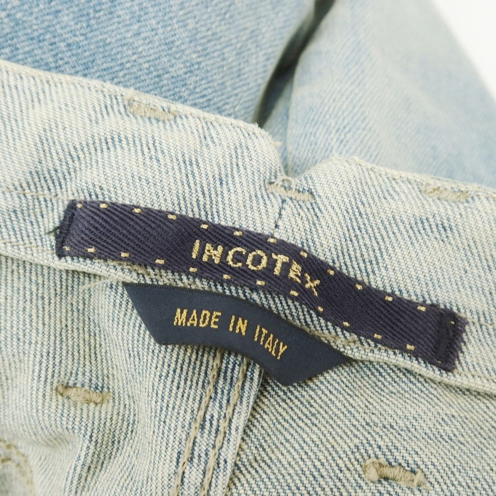 【新品】インコテックス ブルーディヴィジョン INCOTEX BLUE DIVISION TAILOR MADE デニムパンツ ジーンズ ブルー【 33 】【 状態ランクN 】【 メンズ 】