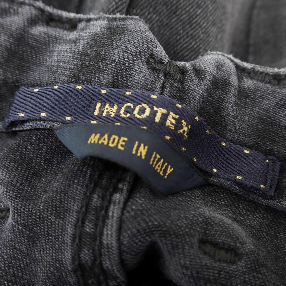 【新品】インコテックス ブルーディヴィジョン INCOTEX BLUE DIVISION TAILOR MADE デニムパンツ
ブラック(ダークグレー)【 33 】【 状態ランクN 】【 メンズ 】