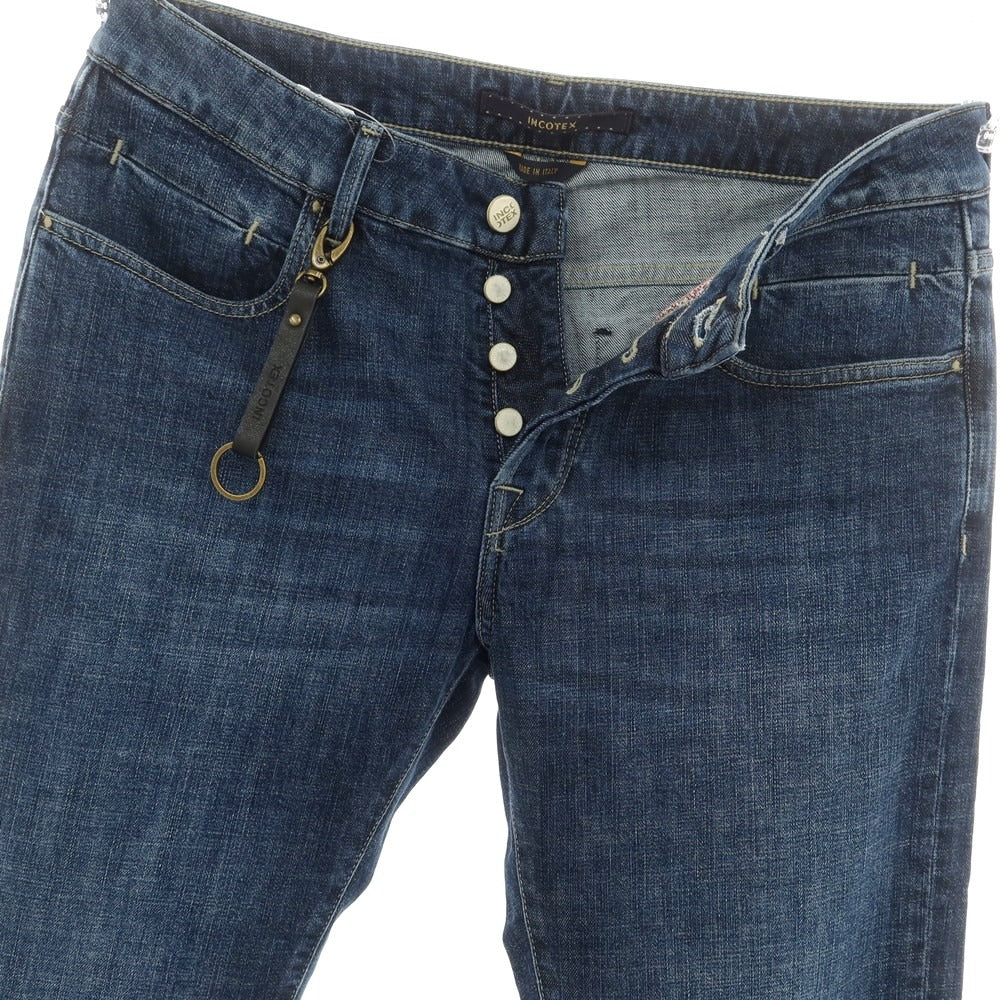 【新品アウトレット】インコテックス ブルーディヴィジョン INCOTEX BLUE DIVISION Slim デニムパンツ ジーンズ ブルー【 33 】【 状態ランクN- 】【 メンズ 】
