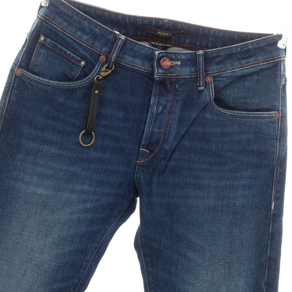 【新品】インコテックス ブルーディヴィジョン INCOTEX BLUE DIVISION Slim デニムパンツ ジーンズ ブルー【 33 】【 状態ランクN 】【 メンズ 】