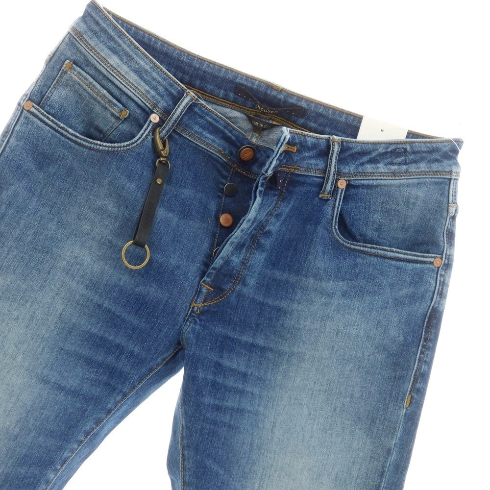 【新品アウトレット】インコテックス ブルーディヴィジョン INCOTEX BLUE DIVISION Slim デニムパンツ ジーンズ ブルー【 33 】【 状態ランクN- 】【 メンズ 】